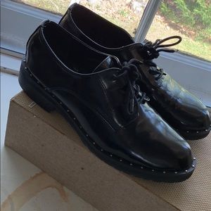 Steve Madden black shoes with studs